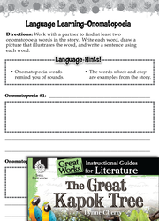 The Great Kapok Tree Language Learning Activities