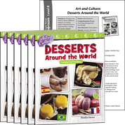Art and Culture: Desserts Around the World: Comparing Fractions Guided Reading 6-Pack