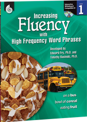 Increasing Fluency with High Frequency Word Phrases Grade 1 ebook