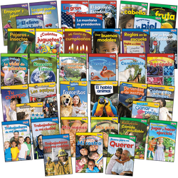 Nonfiction Readers Grade K Spanish 6-Pack Collection (38 Titles, 228 Readers)