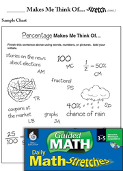 Guided Math Stretch: Real-Life Math: _____ Makes Me Think of . . .  Grades 3-5