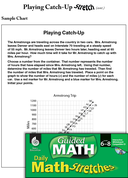 Guided Math Stretch: Systems of Equations: Playing Catch-Up Grades 6-8