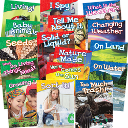 Science Readers, Grade K 6-Pack Collection (16 Titles, 96 Readers)