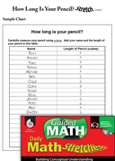 Guided Math Stretch: How Long Is Your Pencil? Grades K-2