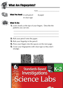 Quick Science Lab: What Are Fingerprints? Grades K-2