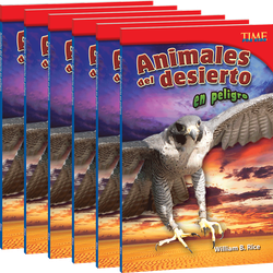 Animales del desierto en peligro Guided Reading 6-Pack