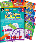 180 Days of Math for K-6, 7-Book Set
