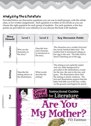 Are You My Mother? Leveled Comprehension Questions