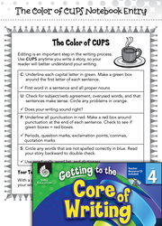 Writing Lesson: The Color of CUPS Level 4