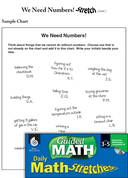 Guided Math Stretch: Real-Life Math: We Need Numbers! Grades 3-5