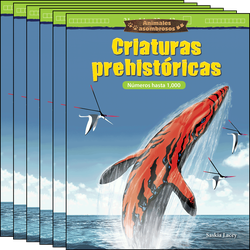 Animales asombrosos: Criaturas prehistóricas: Números hasta 1,000 Guided Reading 6-Pack