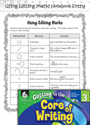 Writing Lesson: Using Editing Marks Level 3