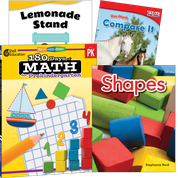 Learn-at-Home: Explore Math Bundle Grade PK: 4-Book Set