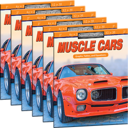 Engineering Marvels: Muscle Cars: Graphs, Tables, and Equations 6-Pack