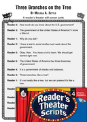 Government: Three Branches on the Tree: Reader's Theater Script and Lesson