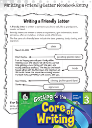 Writing Lesson: Writing a Letter Level 3