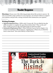 The Dark Is Rising Reader Response Writing Prompts