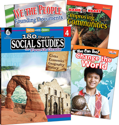 Learn-at-Home: Social Studies Bundle Grade 4: 4-Book Set