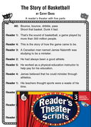 The Story of Basketball: Reader's Theater Script and Lesson
