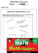 Guided Math Stretch: What Have I Learned About___? Grades K-2