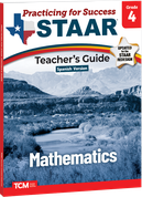 Practicing for Success: STAAR Mathematics Grade 4 Teacher's Guide (Spanish Version)