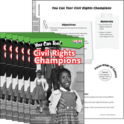 You Can Too! Civil Rights Champions CART 6-Pack