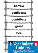 Vocabulary Ladder for Taking and Giving