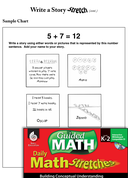 Guided Math Stretch: Write a Number Story Grades K-2