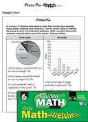 Guided Math Stretch: Graphs: Pizza Pie Grades 6-8