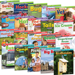 Mathematics Readers, 2nd Edition Grade K 6-Pack Collection (20 Titles, 120 Readers)