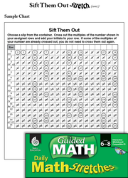 Guided Math Stretch: Number Theory Concepts: Sift Them Out Grades 6-8