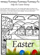Easter Activities: Build an Easter Bunny