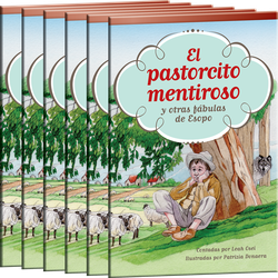 El pastorcito mentiroso y otras fábulas de Esopo (The Boy Who Cried Wolf and Other Aesop Fables) 6-Pack