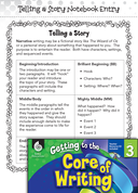 Writing Lesson: Telling a Story Level 3
