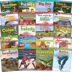 Mathematics Readers, 2nd Edition Spanish Grade K 6-Pack Collection (20 Titles, 120 Readers)