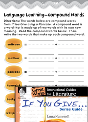If You Give . . . Series Guide Language Learning Activities