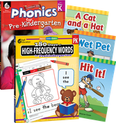 Learn-at-Home: Phonics Pre-K Learning Bundle (2): 5-Book Set