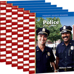 Police Then and Now Guided Reading 6-Pack