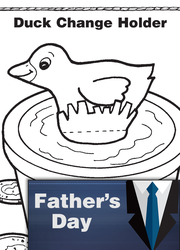 Father's Day Activities: Shirt and Tie Greeting and Change Holder Activities