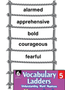 Vocabulary Ladder for Bravery