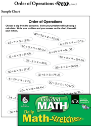 Guided Math Stretch: Order of Operations Grades 6-8