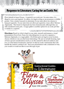 Flora & Ulysses: The Illuminated Adventure Post-Reading Activities