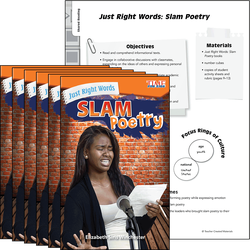 Just Right Words: Slam Poetry CART 6-Pack