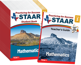Practicing for Success: STAAR Mathematics Grade 5 25-Pack