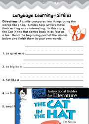 The Cat in the Hat Language Learning Activities