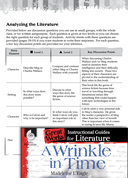 A Wrinkle in Time Leveled Comprehension Questions