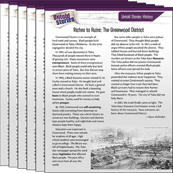 Untold Stories: History: Riches to Ruins: The Greenwood District 6-Pack