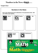 Guided Math Stretch: Numbers in the News Grades 6-8