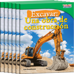 Excavar: Una obra de construcción Guided Reading 6-Pack