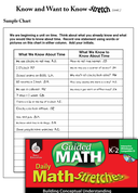 Guided Math Stretch: General Mathematics: Know and Want to Know Grades K-2